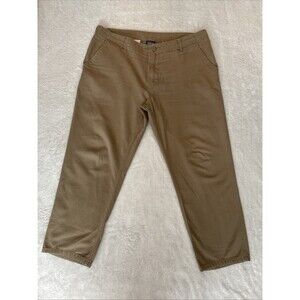 Patagonia Worn Wear Pants Mens Size 38 Straight Brown Inseam 28in Organic Cotton